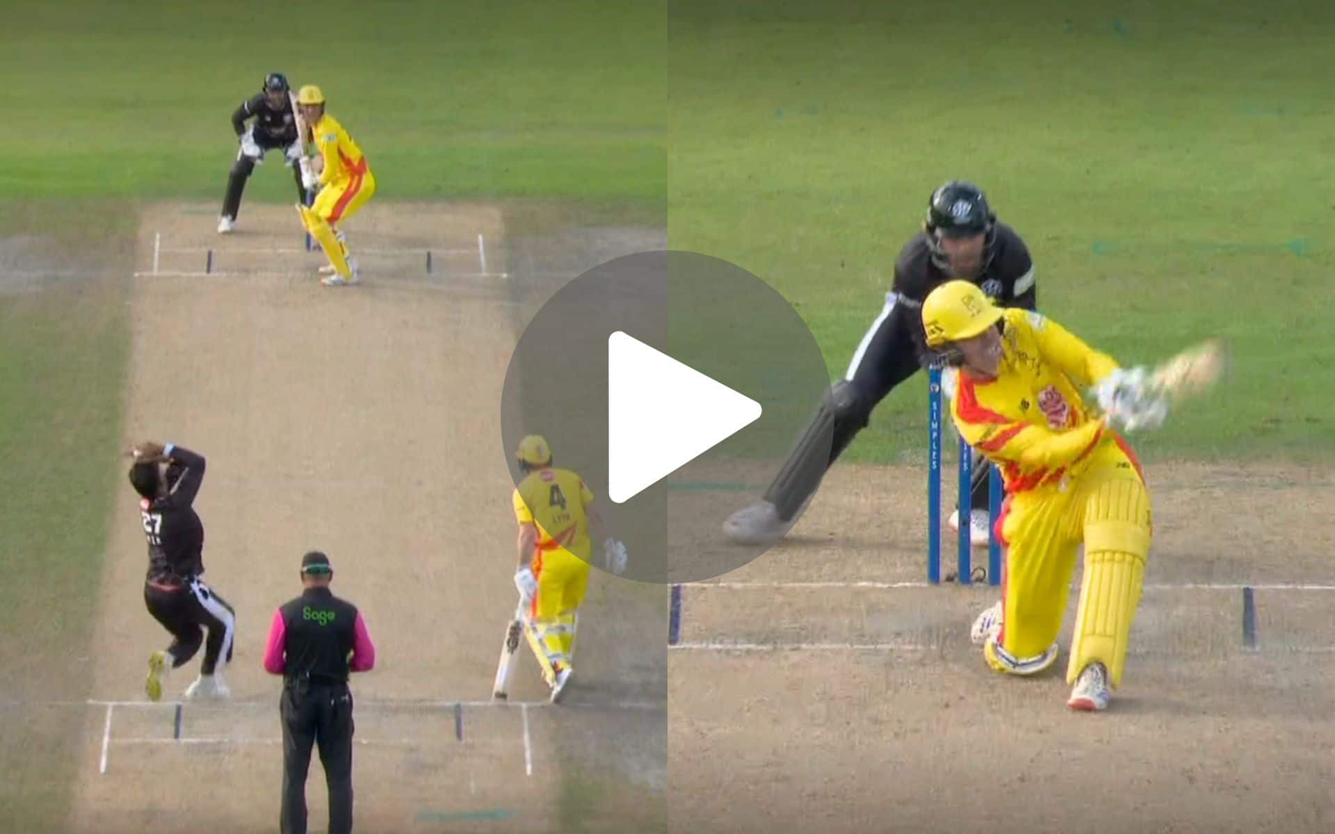 [Watch] Tom Banton Crushes Pakistan's Usama Mir With A Magnificent Six In The Hundred